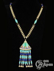Колье-подвеска Hattie Carnegie в египетском стиле